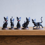 Studio Ghibli Kiki’s Delivery Service Pose Collection Jiji Set Box of 6 Figures