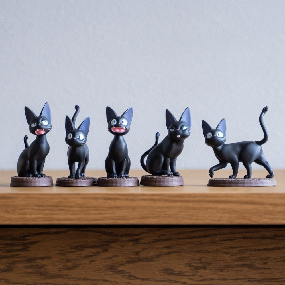 Studio Ghibli Kiki’s Delivery Service Pose Collection Jiji Set Box of 6 Figures