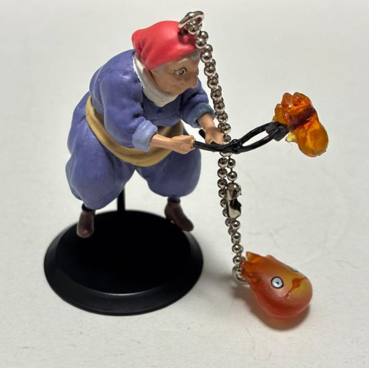 Studio Ghibli Howl’s Moving Castle Cominica Figure Keychain Collection Rare