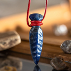 Studio Ghibli Princess Mononoke Pendant San’s Crystal Dagger with Sodalite Stone