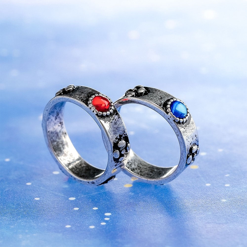 Studio Ghibli Howl’s Moving Castle Howl & Sophie Amulet Ring Set Size 13