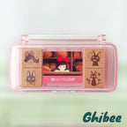 Studio Ghibli Mini Stamp Set Totoro Spirited Away Howl Kiki 6 Designs