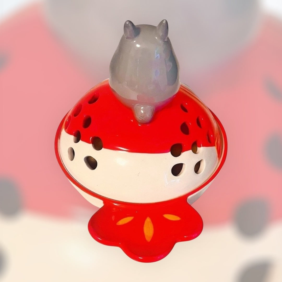 Studio Ghibli Totoro Figure on Goldfish Aroma Candle & Jewellery Holder Rare