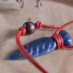 Studio Ghibli Princess Mononoke Pendant San’s Crystal Dagger with Sodalite Stone