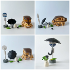 Studio Ghibli My Neighbor Totoro Stacking Figure Catbus Noseru Character Set