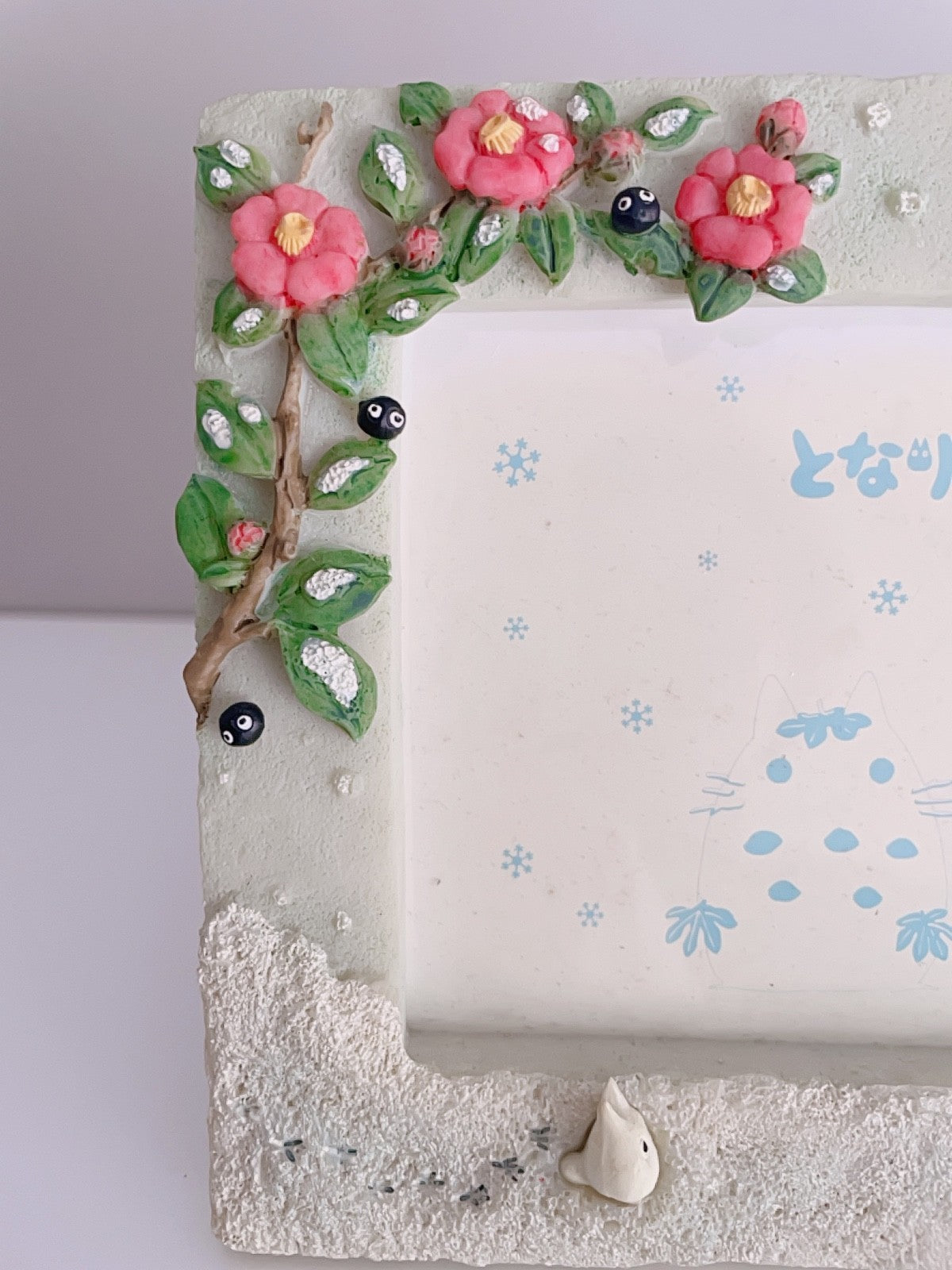 Studio Ghibli Totoro My Neighbor Winter Wildflower Photo Frame Rare Collectable