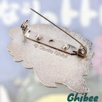 Studio Ghibli My Neighbor Totoro - Large & Small Totoro Metal Brooch