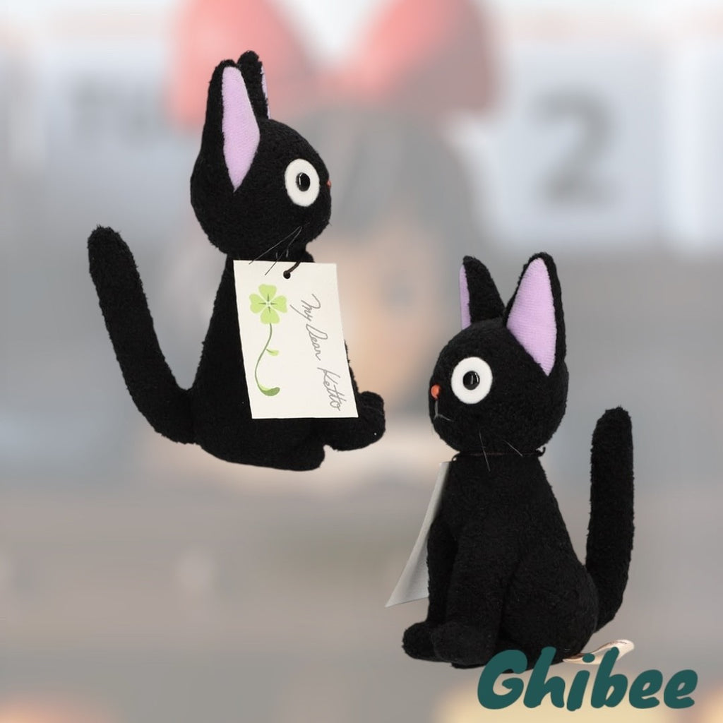 Studio Ghibli Kiki’s Delivery Service Plush – Jiji Lookalike Cat Japan