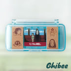Studio Ghibli Mini Stamp Set Totoro Spirited Away Howl Kiki 6 Designs