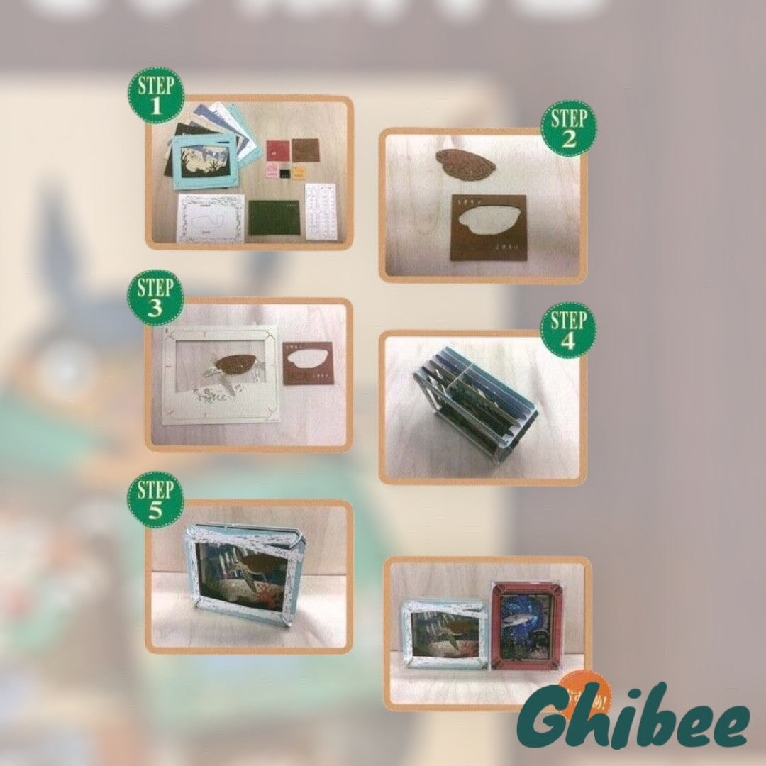 Studio Ghibli My Neighbor Totoro Wood & Paper Theater Wood Style Craft Kit
