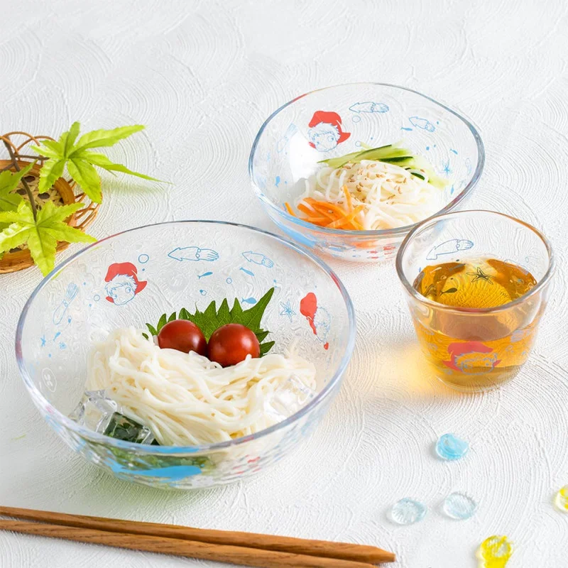 Studio Ghibli Ponyo on the Cliff Transparent Glass Cup (Ponyo Under the Sea)
