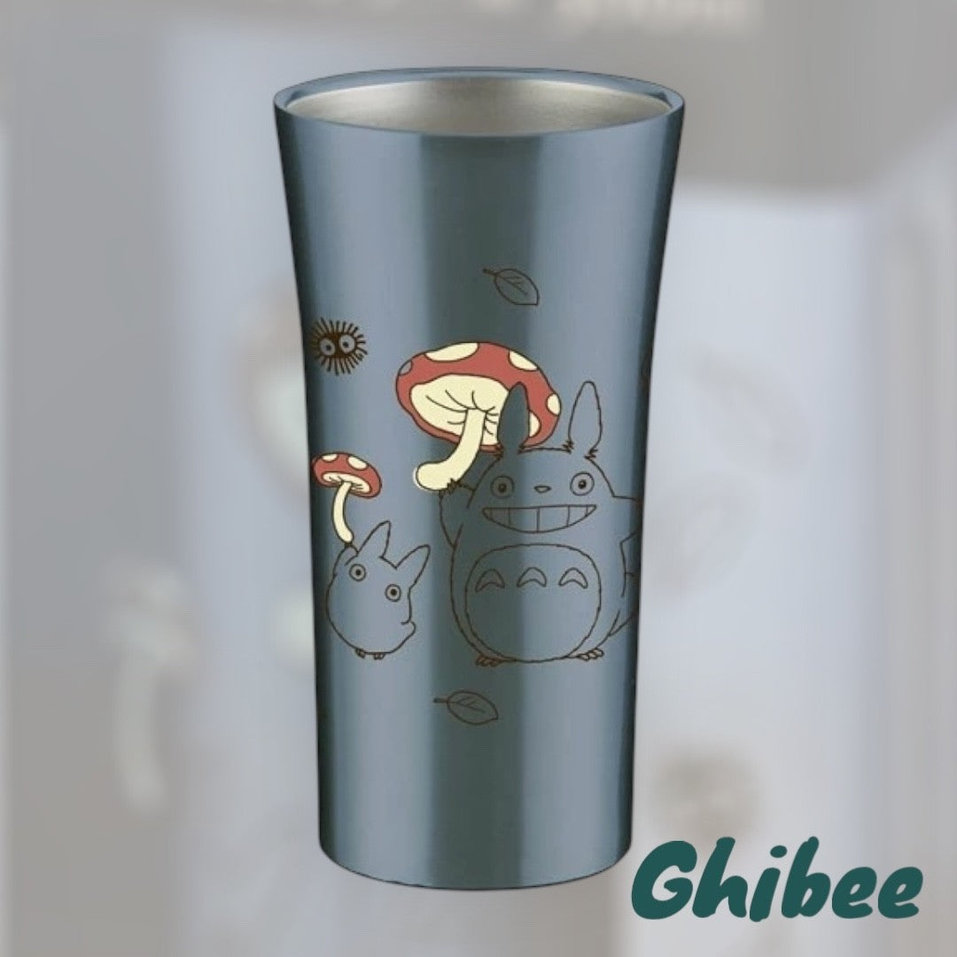 Studio Ghibli My Neighbor Totoro Stainless Steel Tumbler Triple Totoro Design