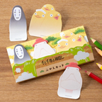 Studio Ghibli Spirited Away Stationery Gift Set File Notes Stamp Tape 4 Item