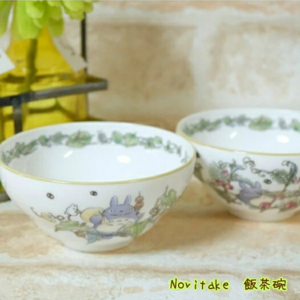 Studio Ghibli Noritake Totoro Bowl Karasunoendou Yamanoimo Design Bone China