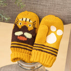 Studio Ghibli My Neighbor Totoro Catbus Knit Mittens (Kids) – Winter Accessory