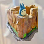 Studio Ghibli My Neighbor Totoro Planter Rare Totoro on a Log Rare Collectable