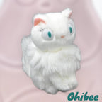 Studio Ghibli Kiki’s Delivery Service Plush – White Cat Lily (S) 16cm K-8665