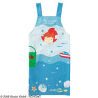 Studio Ghibli Ponyo Apron Underwater Kitchen Adult Cooking Embroidered Japan