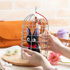 Studio Ghibli Kiki’s Delivery Service Plush Gigi in Basket M Size Official Japan