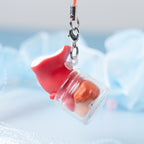 Studio Ghibli Ponyo Soft Vinyl Keychain – Stuck-in-Bottle Charm