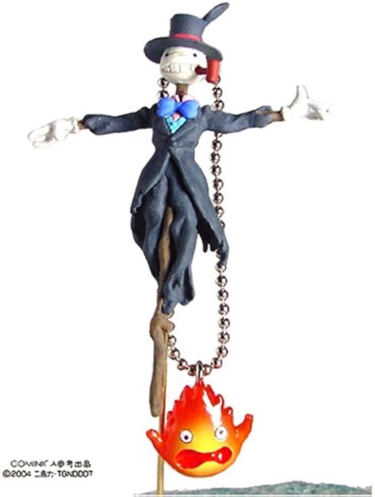 Studio Ghibli Howl’s Moving Castle Cominica Figure Keychain Collection Rare