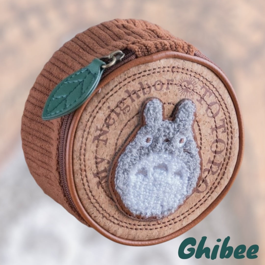 Studio Ghibli My Neighbor Totoro Log Style Pouch S Size Corduroy and Cork Design
