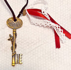 Studio Ghibli Kiki’s Delivery Service Antique Key Bag Charm Necklace Rare