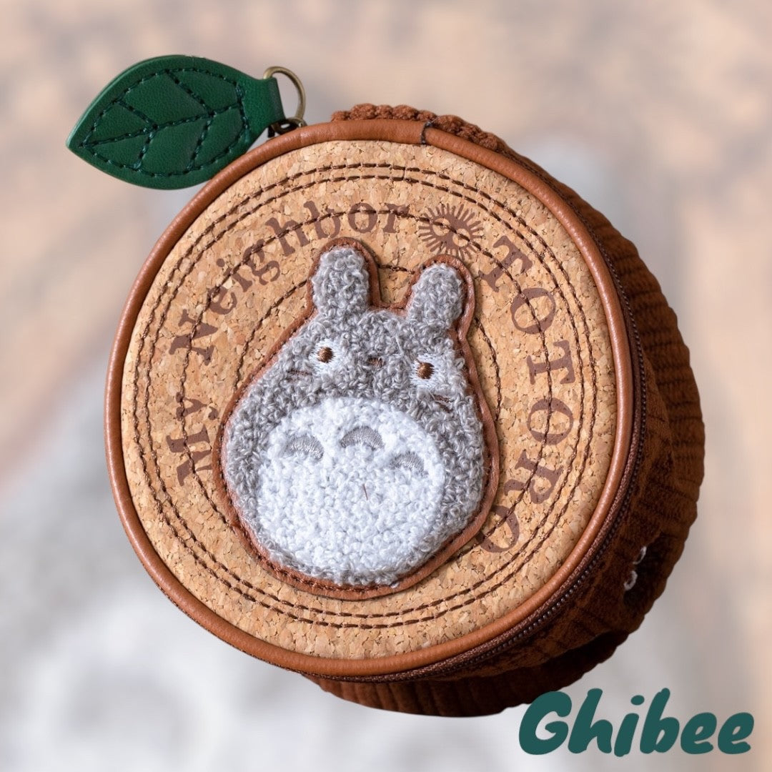 Studio Ghibli My Neighbor Totoro Log Style Pouch S Size Corduroy and Cork Design
