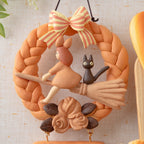 Studio Ghibli Kiki Delivery Service Bread Wreath Wall Decor Collectable Japan