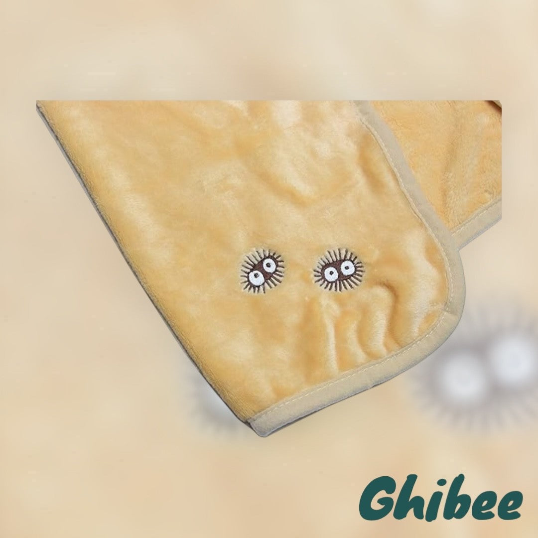 Studio Ghibli My Neighbor Totoro 3 Way Blanket & Cushion Set Totoro & Mushrooms
