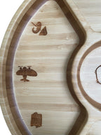 Studio Ghibli Museum Exclusive Totoro Bamboo Plate Set Rare Collectable Gift