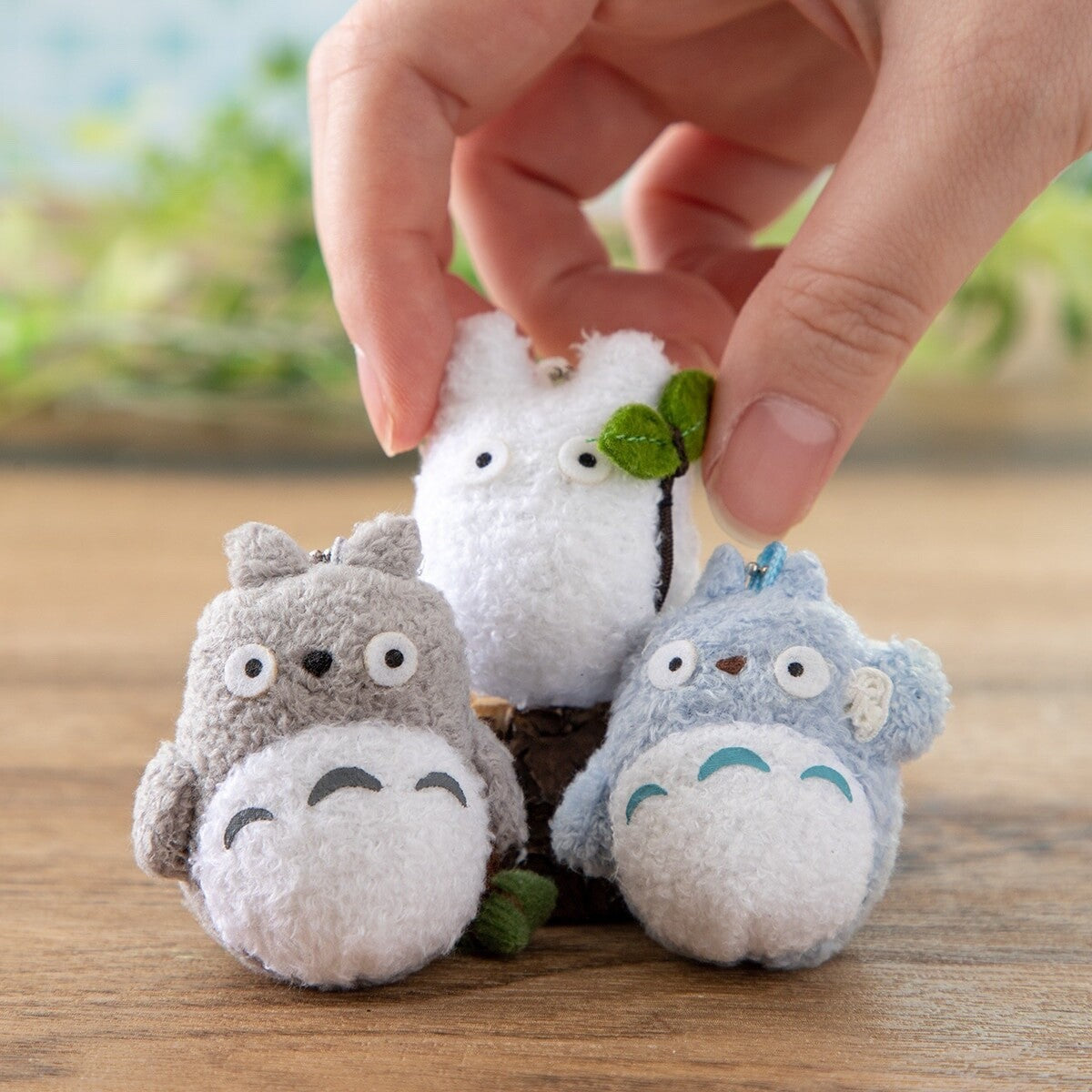 Studio Ghibli Totoro Plush Keychain 3-Piece Set Large Medium Small Totoro