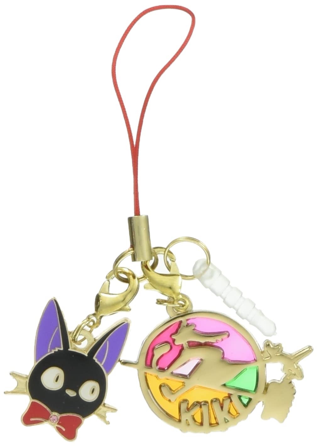 Studio Ghibli Kiki Delivery Service Jiji Stained Glass Phone Strap MH-31 Gift