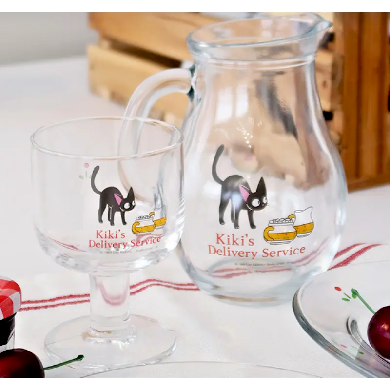 Studio Ghibli Kiki’s Delivery Service JiJi Goblet Glass 200ml Korea Exclusi