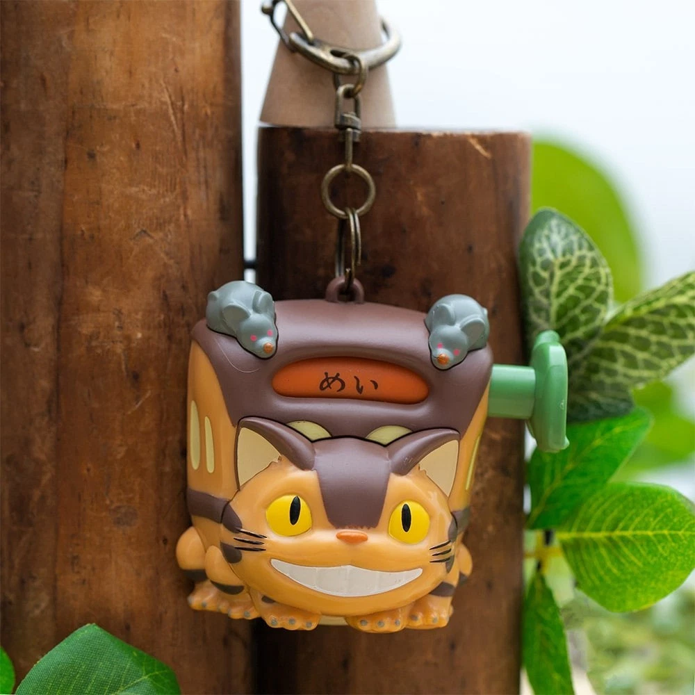 Studio Ghibli My Neighbor Totoro Keychain – Catbus Destination Spinner