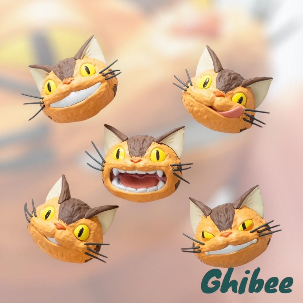Studio Ghibli My Neighbor Totoro Catbus Face Magnet Set Full Box of 6
