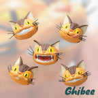 Studio Ghibli My Neighbor Totoro Catbus Face Magnet Set Full Box of 6