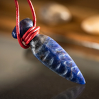 Studio Ghibli Princess Mononoke Pendant San’s Crystal Dagger with Sodalite Stone
