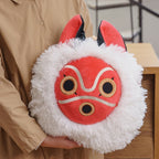 Studio Ghibli Princess Mononoke San Mask Cushion Official Plush Pillow Japan