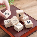 Studio Ghibli My Neighbor Totoro Drawstring Bag & Wooden Stamp Set