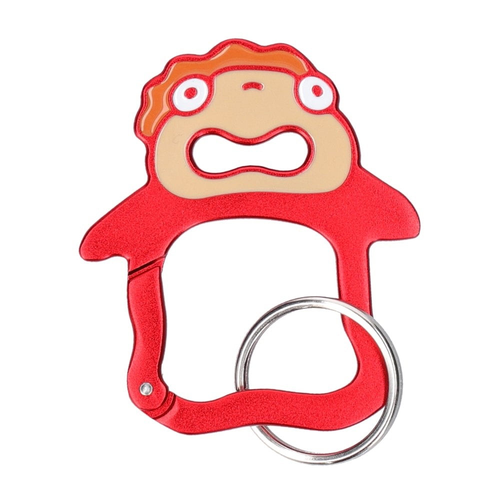 Studio Ghibli GBL Face Carabiner Clip Totoro Calcifer Ponyo No Face Keychain