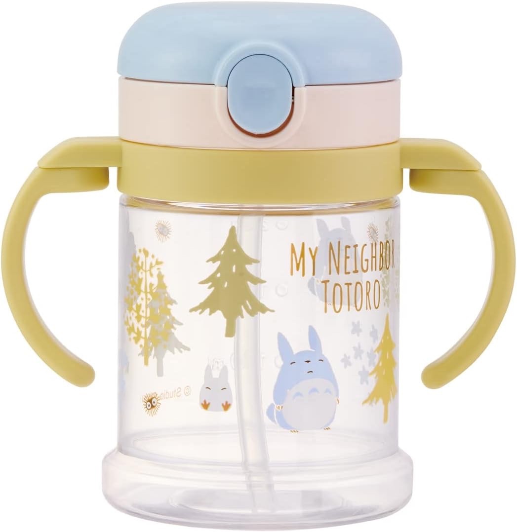Studio Ghibli Totoro Baby Straw Mug Cup 260ml Kids Bottle Anime Gift Cute