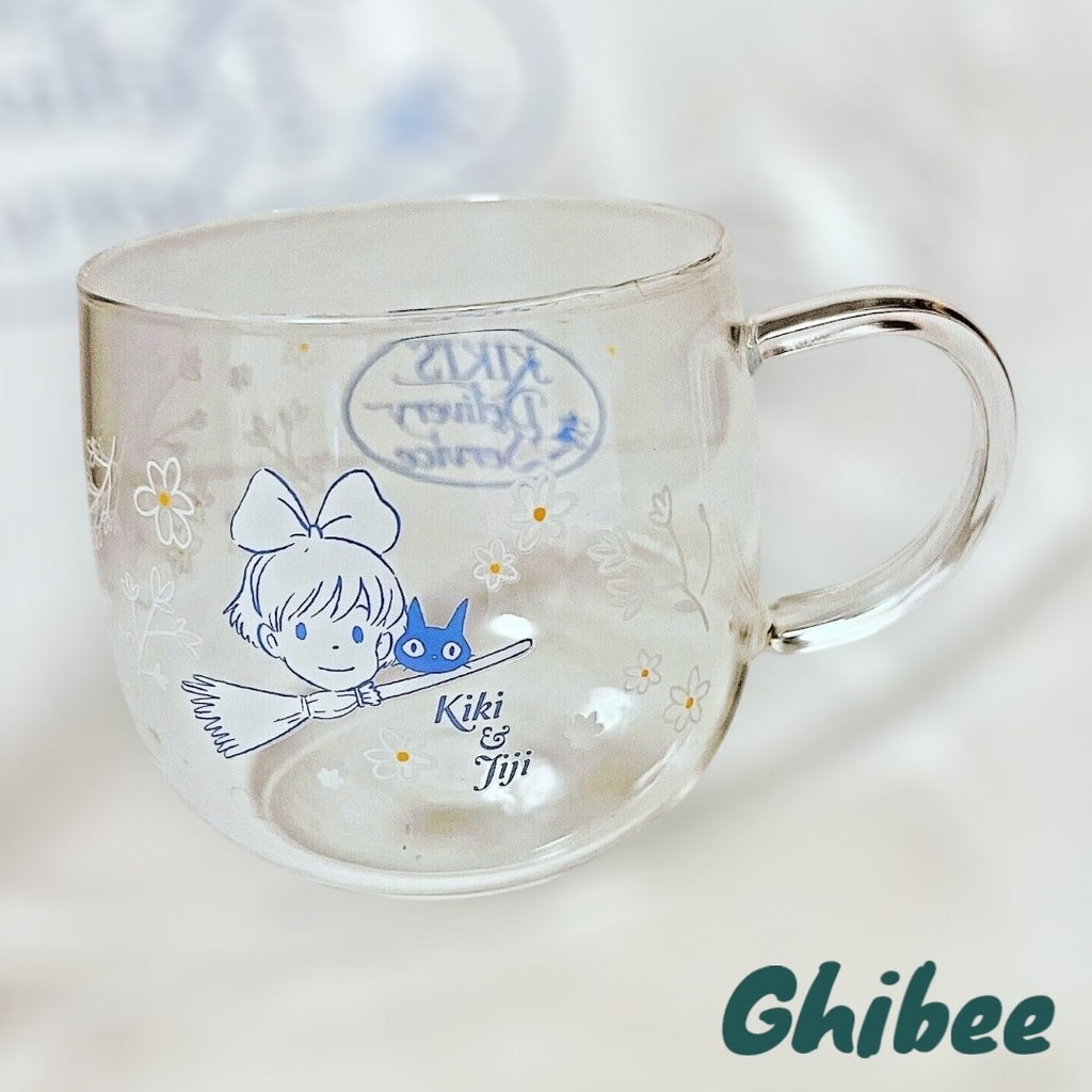 Studio Ghibli Kiki’s Delivery Service Heat-Resistant Glass Mug Cup Flower Garden