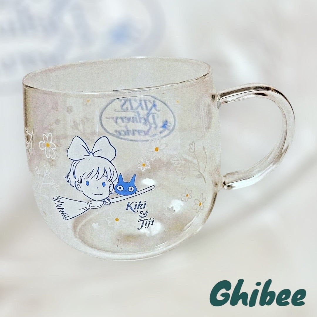Studio Ghibli Kiki’s Delivery Service Heat-Resistant Glass Mug Cup Flower Garden