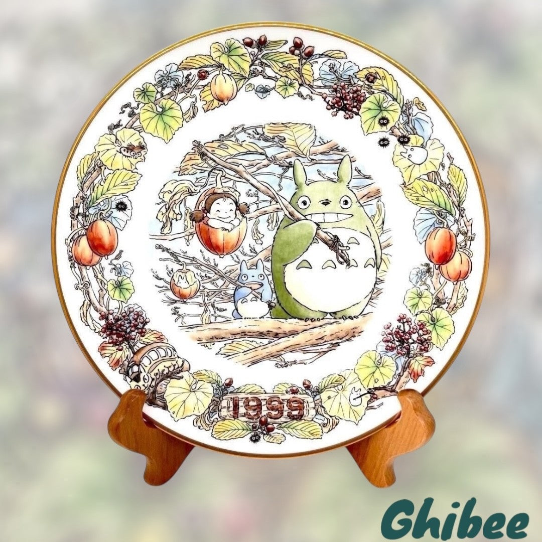 Rare Studio Ghibli Noritake Totoro Memorial Collector Plate 1997–2013 Official