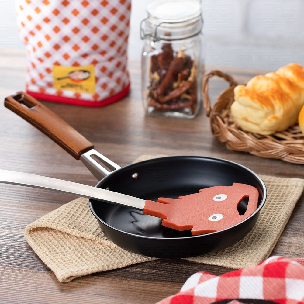 Studio Ghibli Howl Moving Castle Calcifer Pan Spatula Set Kitchen Made in Japan