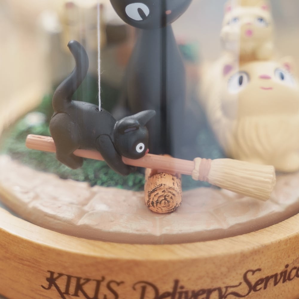 Studio Ghibli  Kiki’s Delivery Service Jiji Marionette Music Figurines