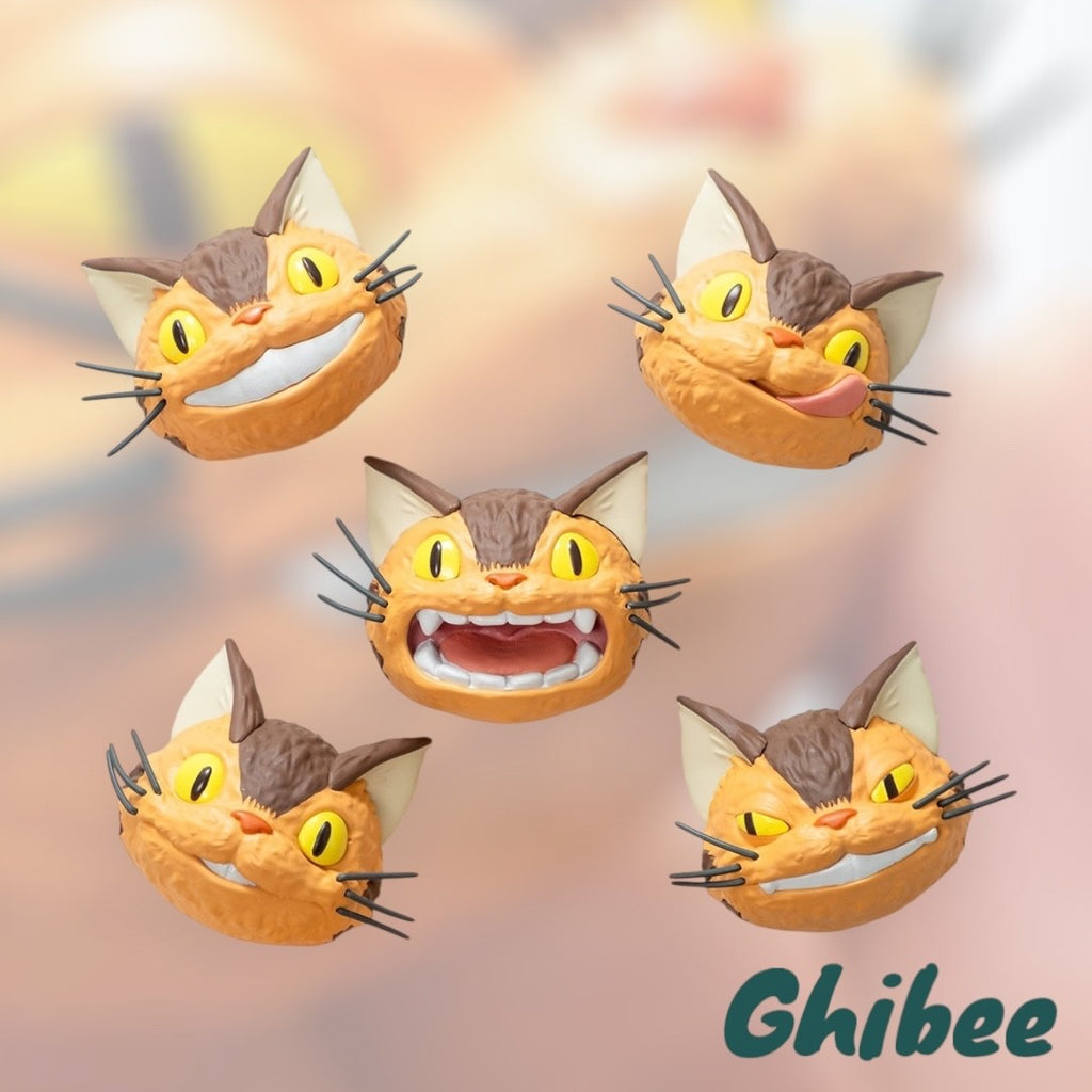 Studio Ghibli My Neighbor Totoro Catbus Face Magnet Set Full Box of 6
