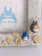 Studio Ghibli Totoro My Neighbor Winter Wildflower Photo Frame Rare Collectable