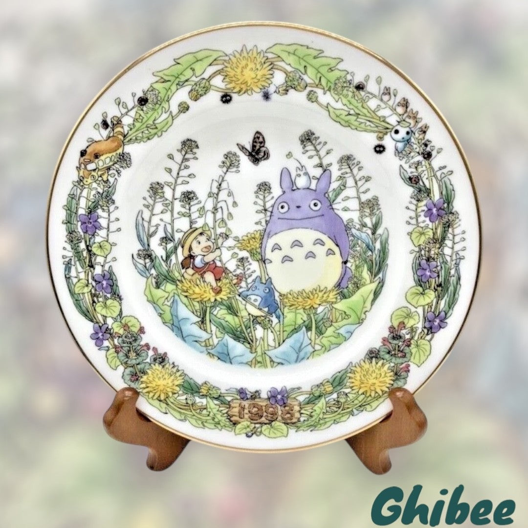 Rare Studio Ghibli Noritake Totoro Memorial Collector Plate 1997–2013 Official
